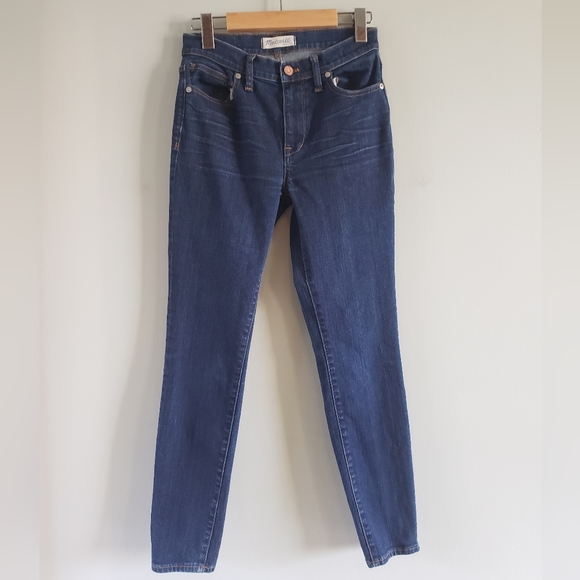 Madewell High Riser Skinny Skinny Jeans in Atlantic 27 - Picture 3 of 8